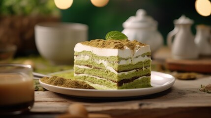 Delicious Green Tea Cake