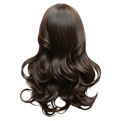 Fototapeta premium Stunning Brown Wavy Hair
