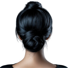 Naklejka premium Elegant Updo Hairstyle