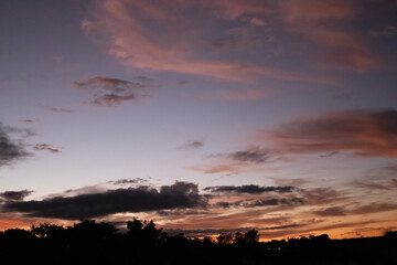 colorful sunset