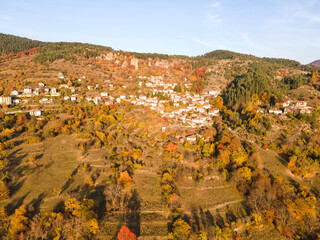 Obraz premium Rhodope mountain near village of Borovo, Bulgaria