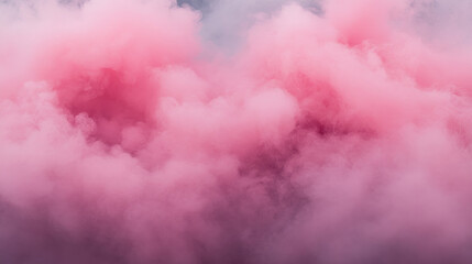 Fototapeta premium Dense Pink Smoke and Mist– Abstract Background for Design, Overlay, or Digital Art Projects