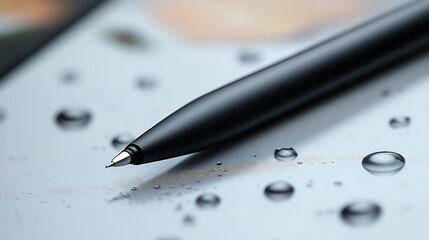 Isolated a white background A digital learning tablet and smart pen setup representing the future of interactive education tools for students in a sleek modern design