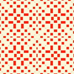 Geometric ornate. Checks, bars seamless pattern. Checkered ornament. Squares, rectangles illustration. Tiles wallpaper. Ethnic motif. Mosaics background. Digital paper. Embroidery textile print