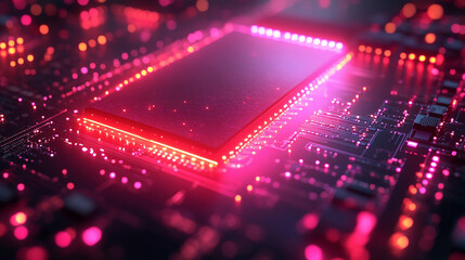 Abstract technology background representing digital chaos, symbolizing data streams, cybersecurity, cloud computing, supercomputing, and neural networks with vibrant colors and complex patterns

