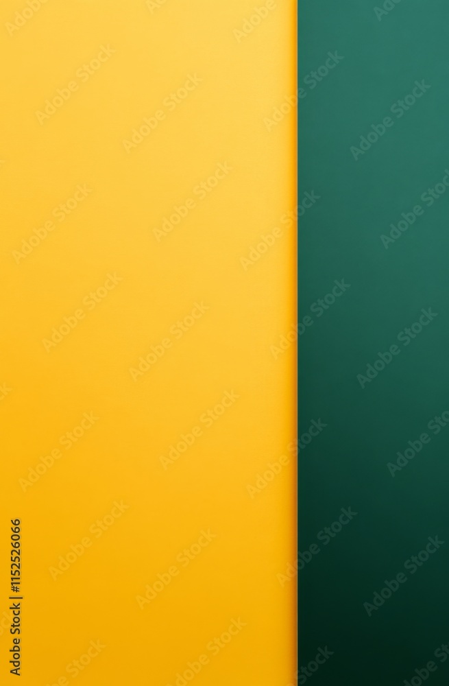 Poster green and yellow gradient background with the left side transitioning smoothly