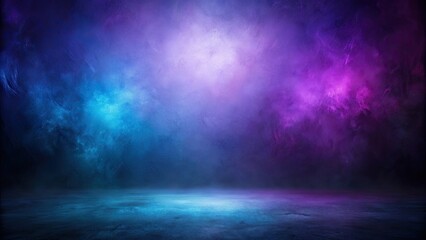 Dark and moody abstract background with deep blues and purples