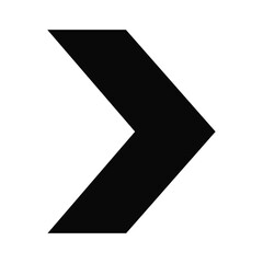 Simple Black Arrow Graphic