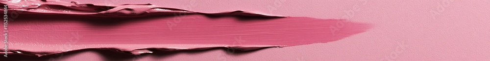 Poster smooth pink paint stroke on light background for artistic and creative applications