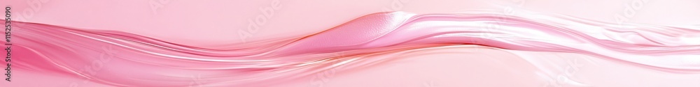 Aufkleber soft pink flowing background with smooth curves and gentle wave patterns
