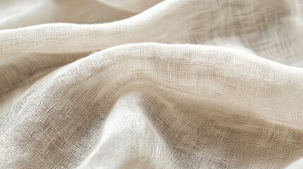 Soft Natural Fabric Texture Close-Up for Elegant and Stylish Interior Decor Projects
