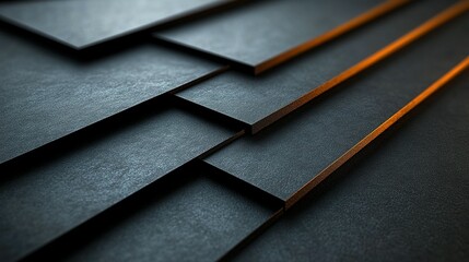 Abstract Dark Grey Geometric Shapes Pattern