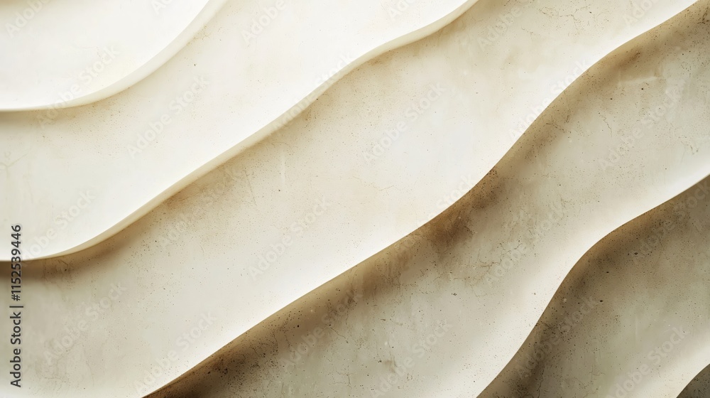Poster abstract textured background with flowing waves and soft neutral tones for design
