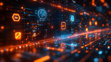 Obraz premium Sponsorship depicted a vibrant partnership visual showing collaborative efforts with logos and promotional materials highlighted in an engaging manner