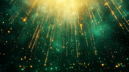 A vibrant digital background of green and yellow binary data streams representing the chaotic and dynamic flow of information, symbolizing technology, progress, and the digital world.

