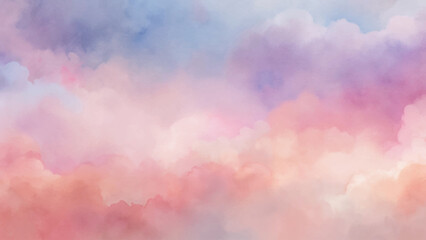 A vibrant blend of pastel colors in a cloud formation, perfect for artistic and serene backgrounds.