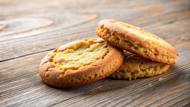 Dried Italian cookie twice-baked for crunchiness, almond biscotti, twice baked