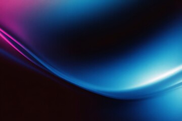 Fototapeta premium Luminous Curve: Abstract Blue and Pink Light Wave, Modern and Dynamic Design, Perfect for Technology, Backgrounds, or Digital Art Projects, Futuristic Glowing Curve