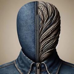 Threaded Reflections: Humanity in Denim
