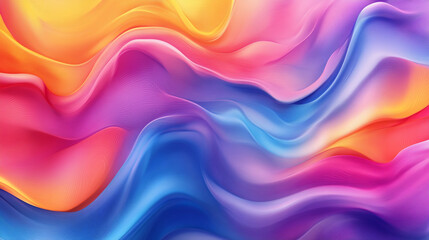 A dynamic and chaotic 3D digital abstract background with flowing geometric shapes and vibrant colors creating a sense of movement and transformation with ample copy space for creative uses


