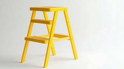 Step ladder showcase indoor setup product photography minimalist