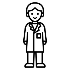 남자 의사 아이콘