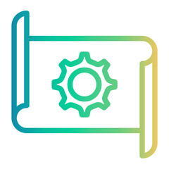 prototype Line Gradient Icon