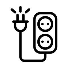 Pulg in icon design template