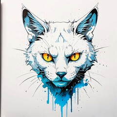 illustration of a cat