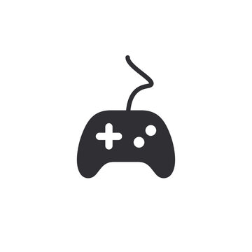 Gamepad icon. Joypads for playing video games. Gaming joystick. Video game controller. Controller icon. Gamepad icon. Gaming accessory. PC gadget. Computer store. Web pictogram. Game console. 