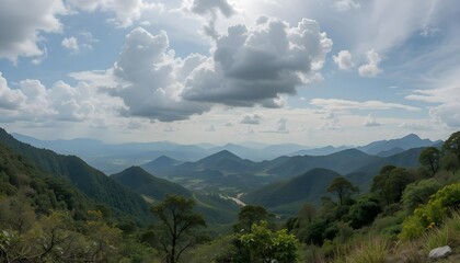 Fototapeta premium panorama of the mountains