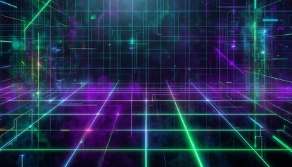 abstract background with code