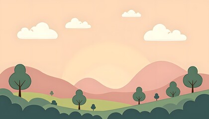 Serene Landscape at Dusk