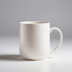 Obraz premium Simple White Ceramic Mug