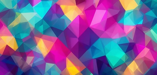 Obraz premium abstract background with triangles