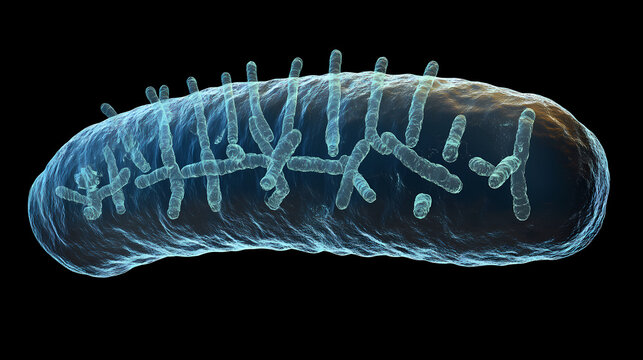 Microscopic bacteria rod shaped microorganism cell structure. Archaea. Illustration