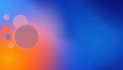 blurry image of a colorful background with circles and dots