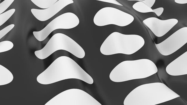 4K Seamless Colorful Gradient Abstract Loop Background with Flowing Shapes and Dynamic Motion