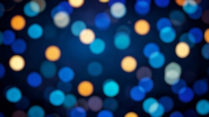 Obraz premium Defocused blue and yellow lights light background