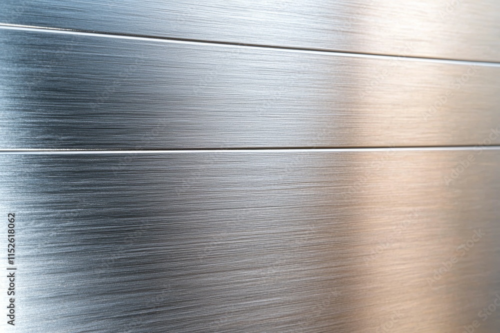 Poster a silver surface with a pattern of lines