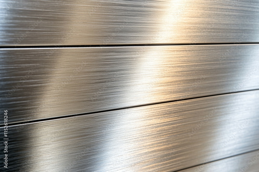 Poster a silver surface with a pattern on it
