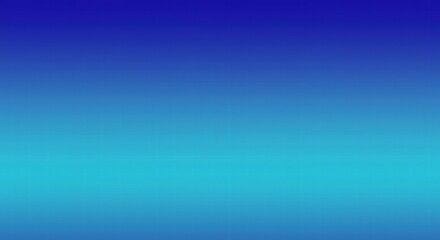 Fototapeta premium Serene Blue Gradient: A smooth, minimalist gradient transitions from a deep blue to a vibrant turquoise, creating a sense of calm and tranquility. 