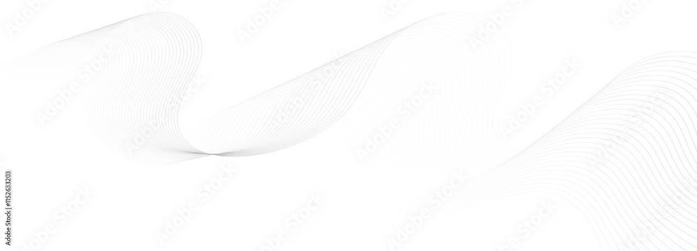 Poster line abstract wavy background. wave lines pattern on white background. wave flowing liquid line. cur