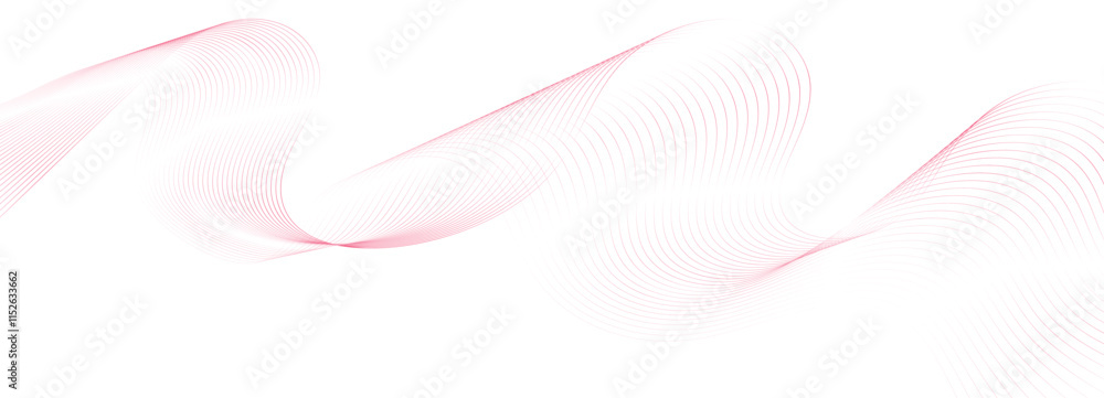 Poster line abstract wavy background. wave lines pattern on white background. wave flowing liquid line. cur