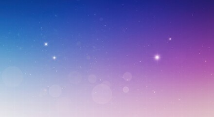 Celestial Dreamscape: A serene gradient background of purple and blue hues, adorned with ethereal glowing particles, evokes a sense of tranquility and wonder. Perfect for designs that need a dreamy.