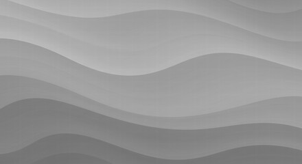 Obraz premium Abstract Gray Waves: Serene, minimalist, and modern, these flowing gray waves create a calming backdrop for your designs. The soft, subtle curves evoke a sense of fluidity and tranquility. 