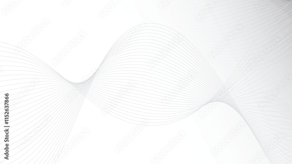 Aufkleber abstract background with business lines. abstract modern white background with curve wave technology