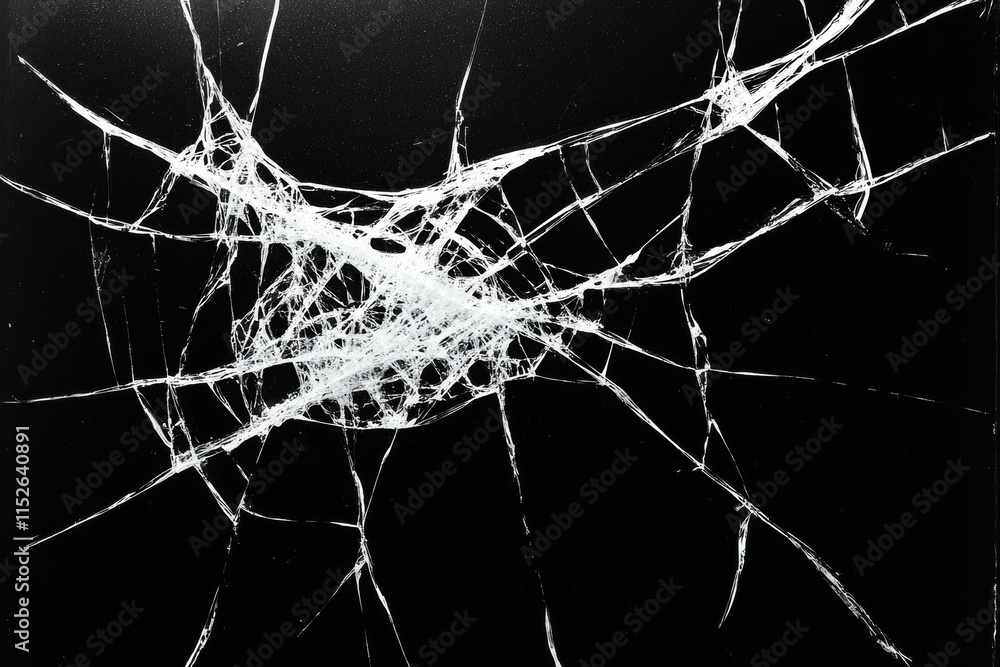 Poster a spider web with a hole in the center