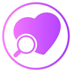 search gradient icon