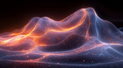 Vibrant abstract digital design with chaotic patterns, blending colors and shapes, creating a sense of motion and depth.

